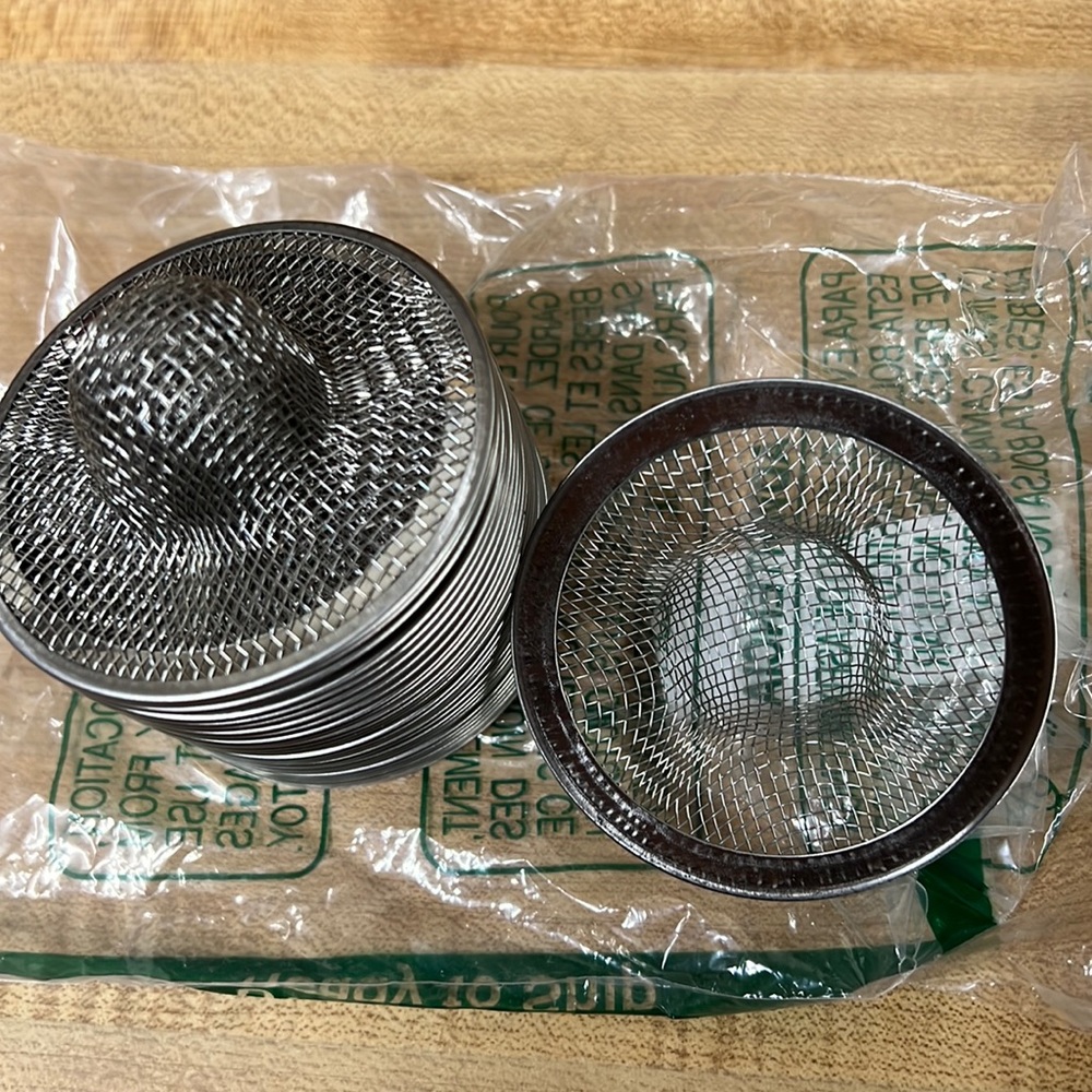 New 30 Pcs . Stainless Steel Mash Stainer